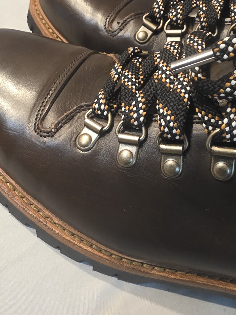 Allen Edmonds Whistler Weather-ready Hiker Boot Dark Brown Men SZ 9 NWOB Defects - Picture 10 of 15